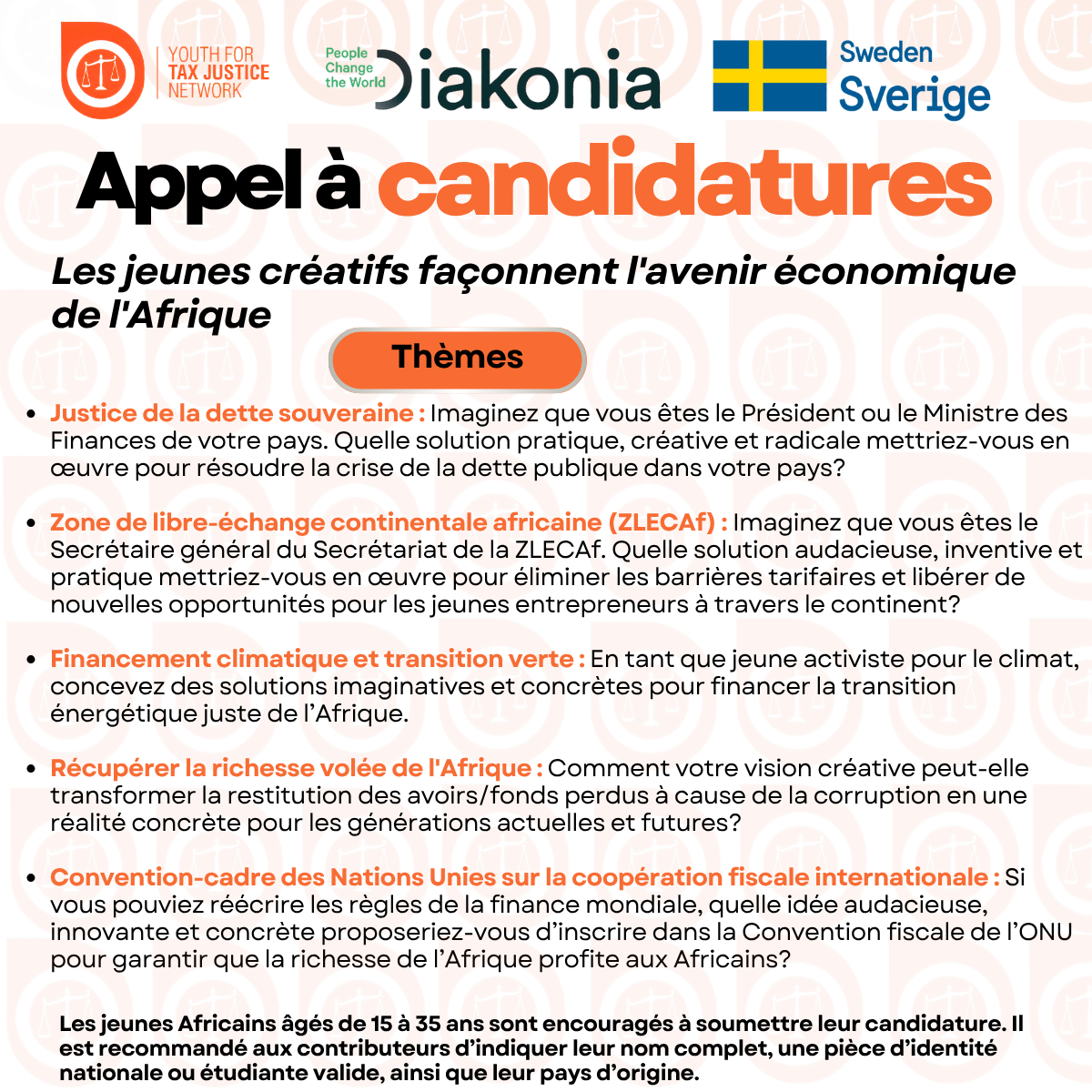 Concours panafricain des jeunes artistes créatifs 2025