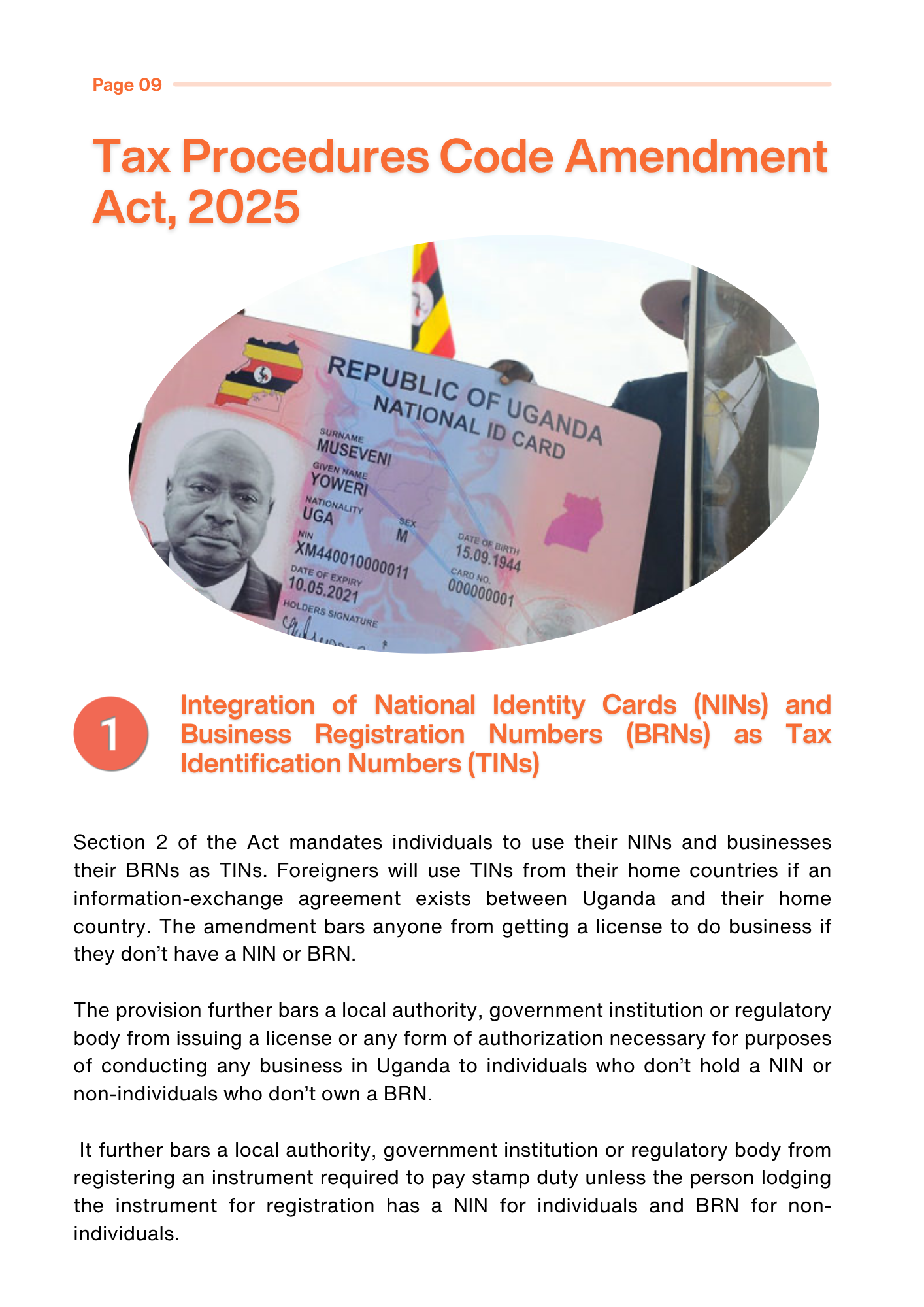 Uganda's 2025 Tax Amendments: Analysis