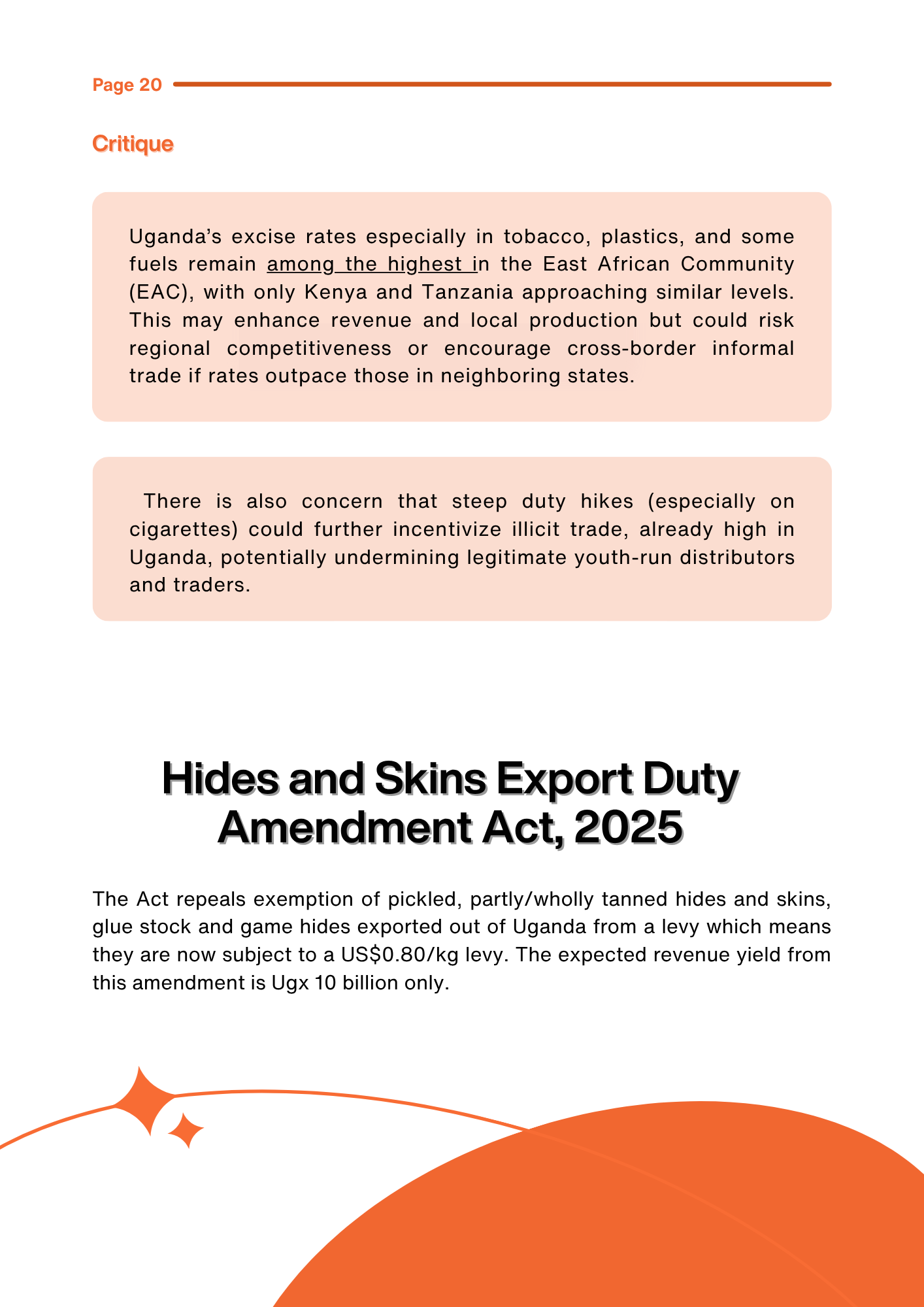 Uganda's 2025 Tax Amendments: Analysis