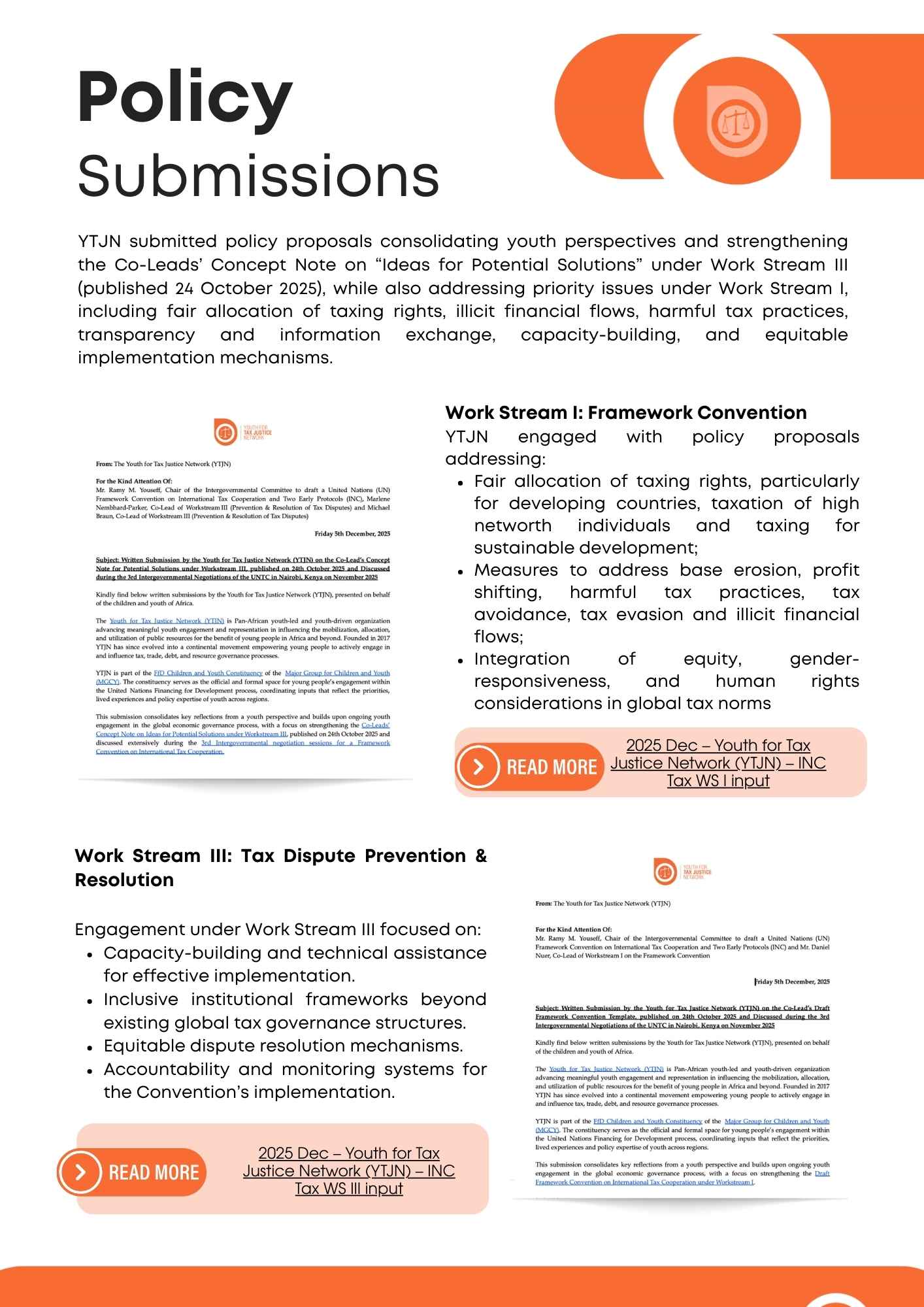 YTJN at the 3rd Intergovernmental Negotiations