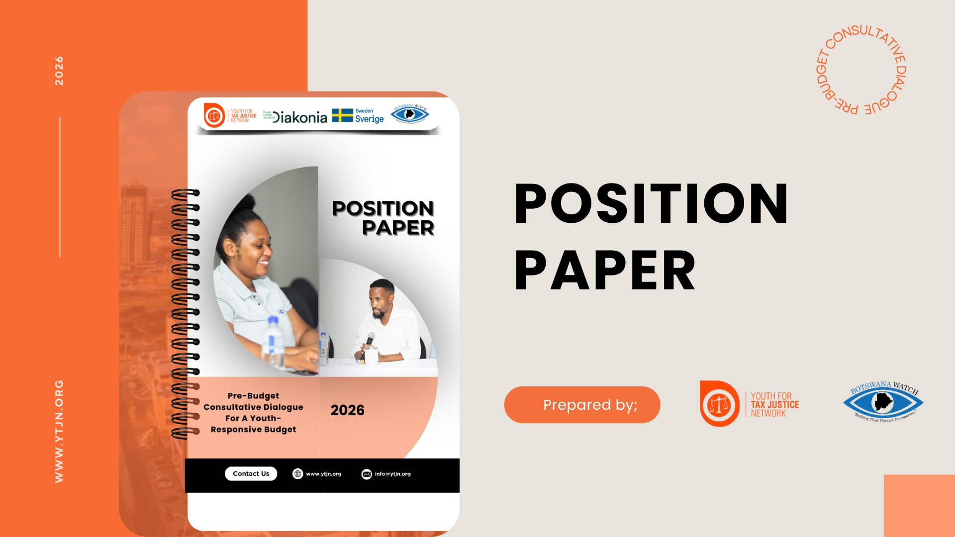 Pre-Budget Consultative Dialogue For A Youth-Responsive Budget 2026