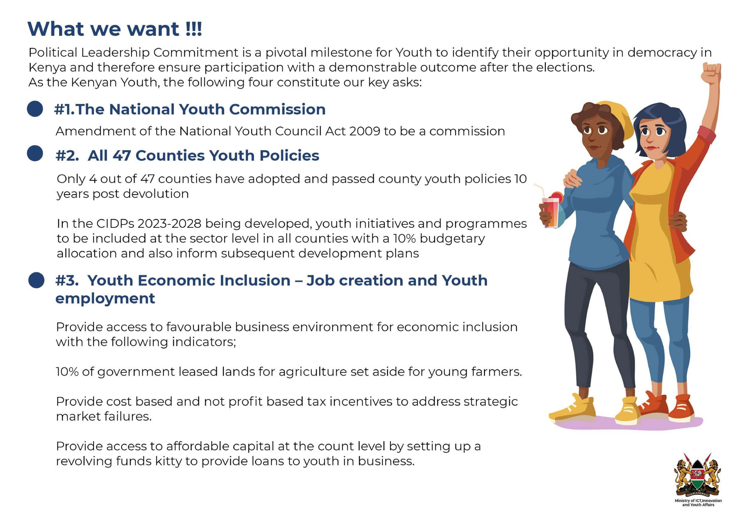 Kenya Youth Manifesto Asks