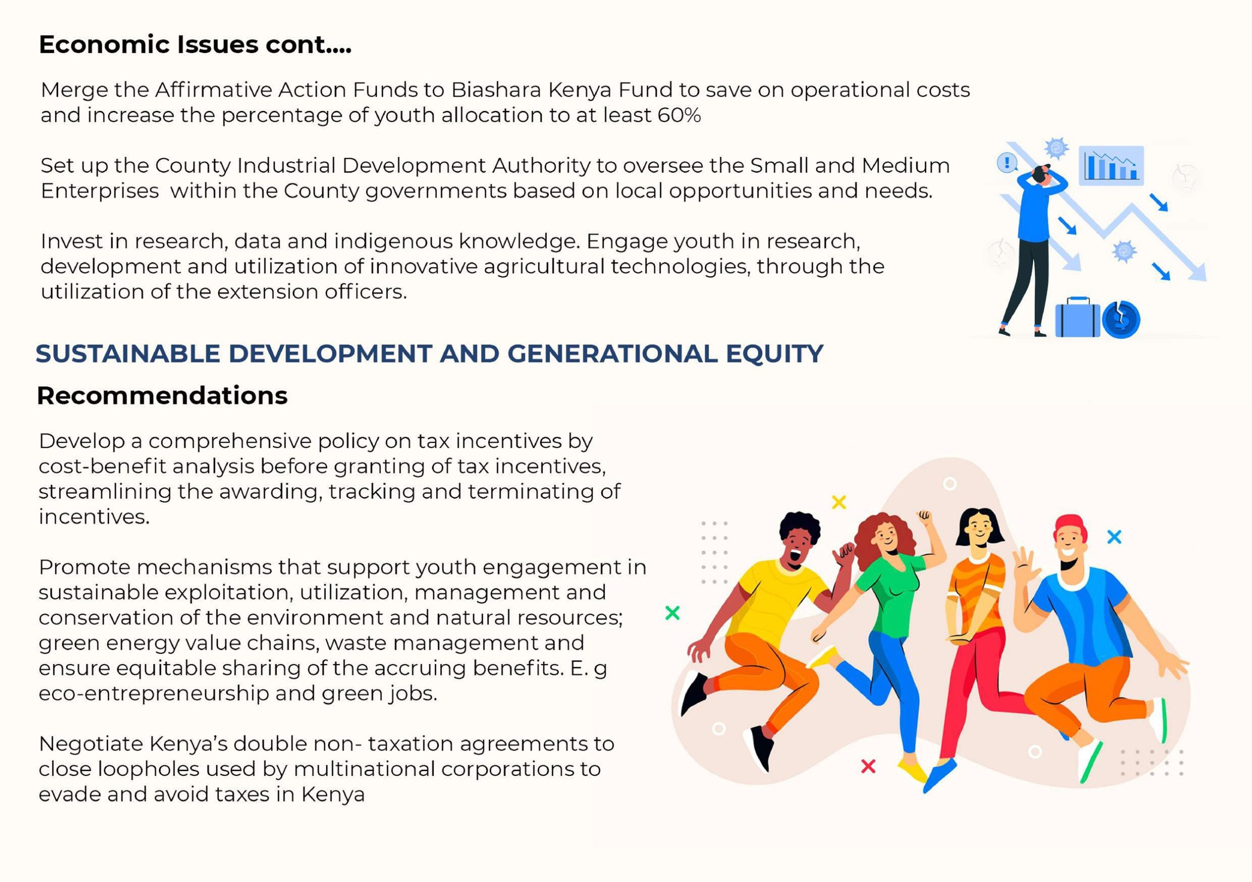 Kenya Youth Manifesto Asks