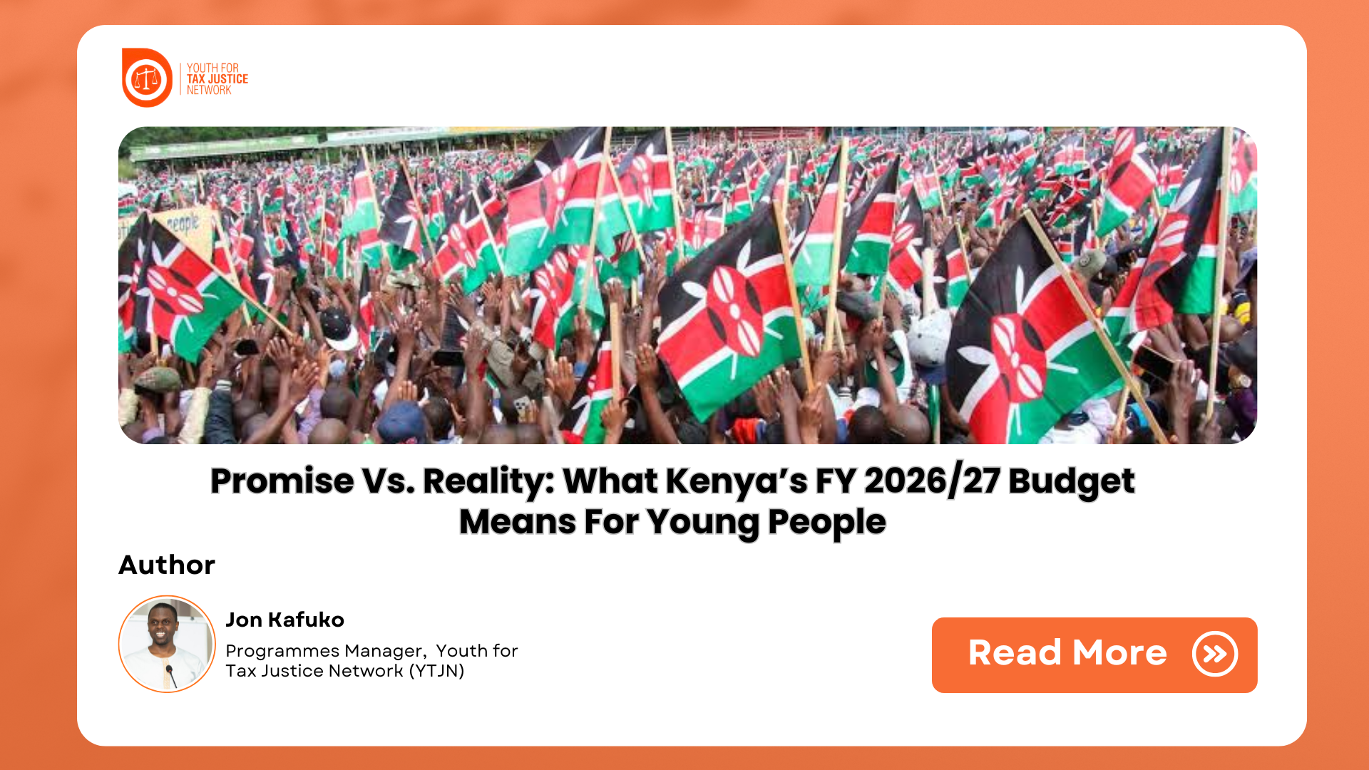Promise Vs. Reality: What Kenya’s FY 2026/27 Budget Means For Young People