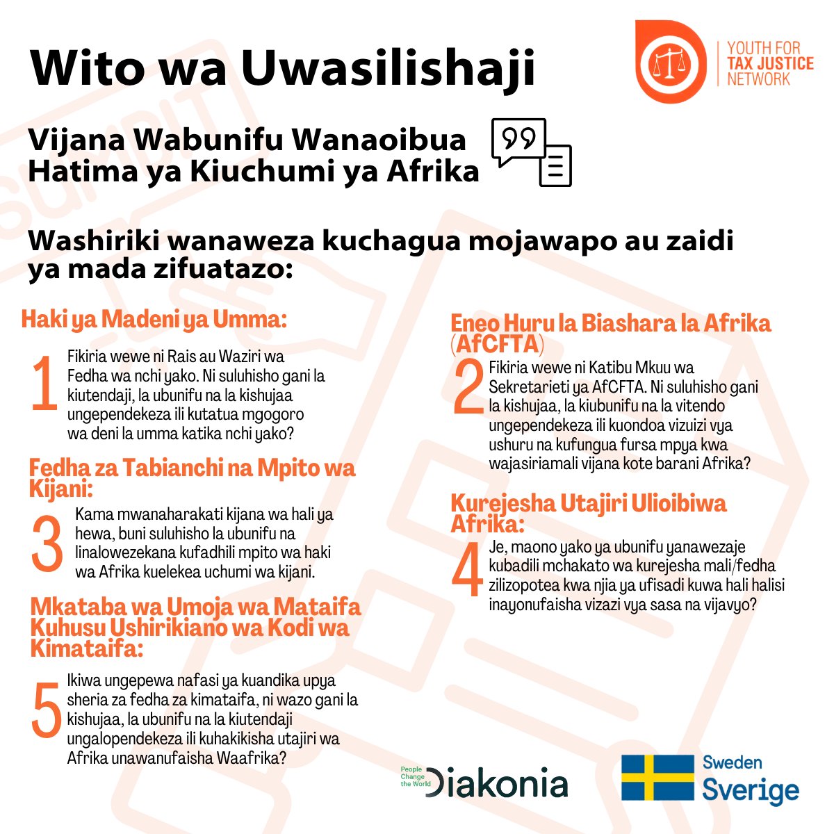 Mashindano ya ubunifu wa vijana wa kiafrika 2025
