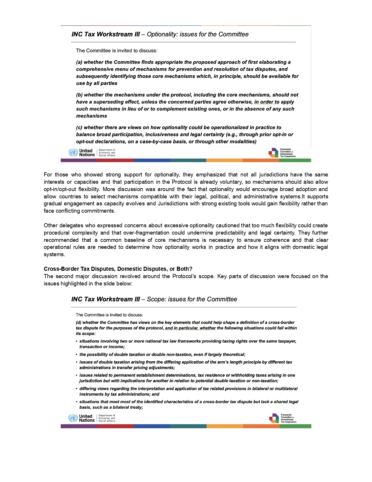YTJN Nairobi Tax Talks RoundUp: Third Session of the Intergovernmental Negotiating Committee to Develop a UN Framework Convention on International Tax Cooperation Day 6