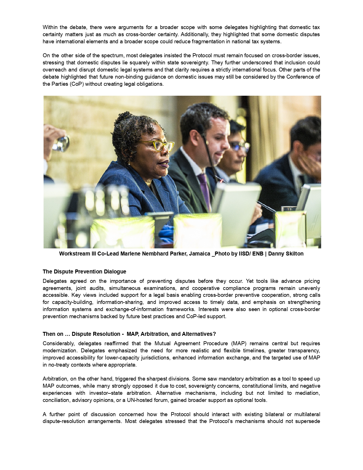 YTJN Nairobi Tax Talks RoundUp: Third Session of the Intergovernmental Negotiating Committee to Develop a UN Framework Convention on International Tax Cooperation Day 6