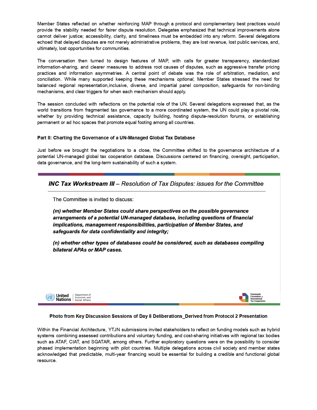 YTJN Nairobi Tax Talks Final Day RoundUp: Third Session of the Intergovernmental Negotiating Committee to Develop a UN Framework Convention on International Tax Cooperation